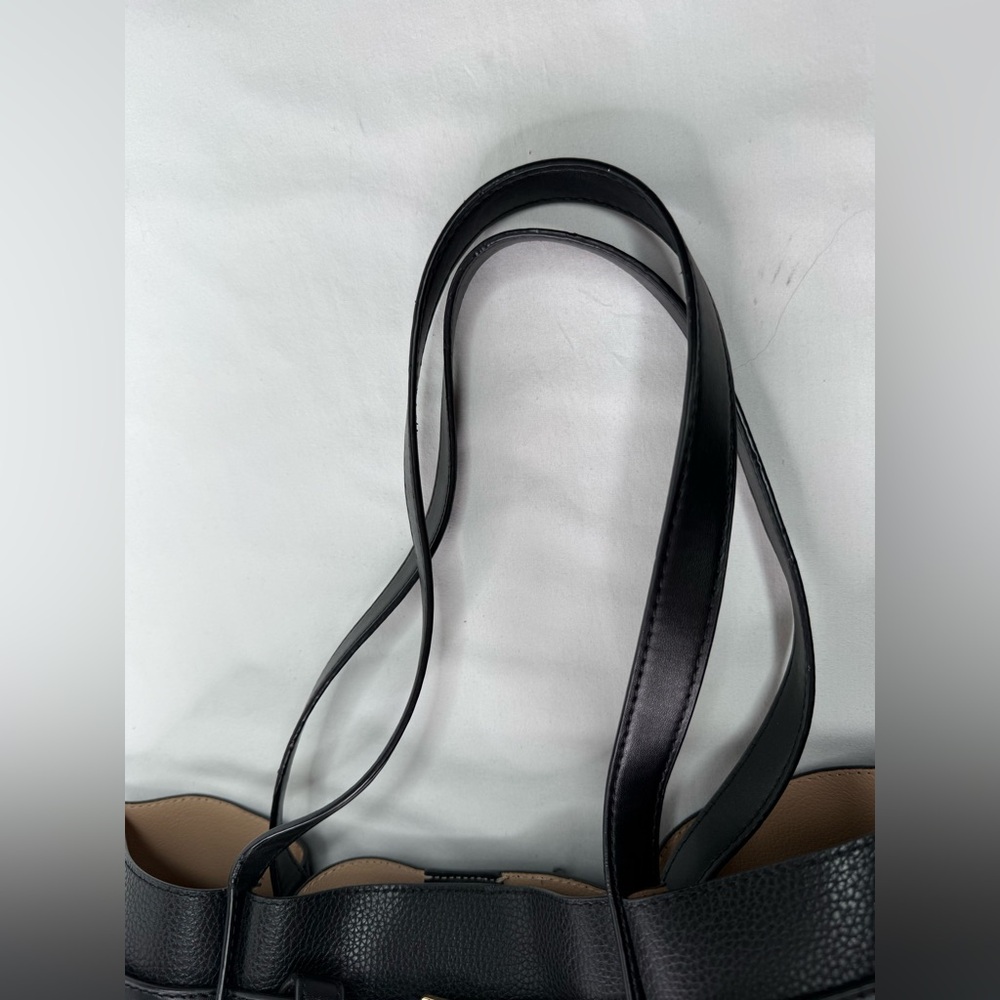 Michael Kors Emilia Large Pebbled Leather Tote Bag Black MSRP $558 - Picture 5 of 10